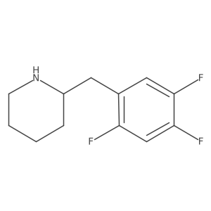 2-[(2,4,5-Trifluorophenyl)methyl]piperidine Structure