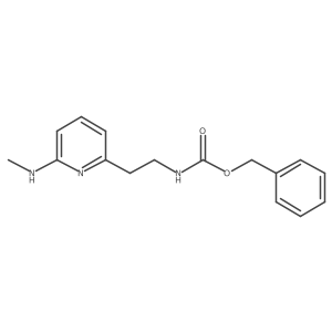 Benzyl (2-(6-(methylamino)pyridin-2-yl)ethyl)carbamate Structure