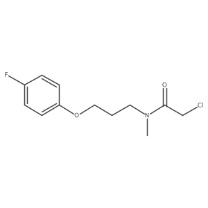 2-chloro-N-[3-(4-fluorophenoxy)propyl]-N-methylacetamide Structure