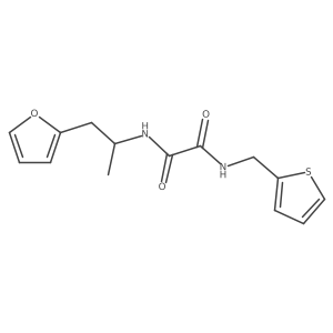 N1-(1-(furan-2-yl)propan-2-yl)-N2-(thiophen-2-ylmethyl)oxalamide Structure