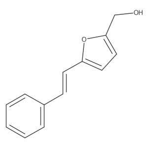 2-Furanmethanol, 5-(2-phenylethenyl)-, (E)- Structure