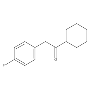 O=C(Cc1ccc(F)cc1)C1CCCCC1结构式