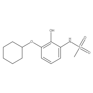 N-(3-(Cyclohexyloxy)-2-hydroxyphenyl)methanesulfonamide Structure