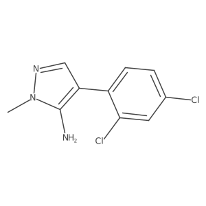 4-(2,4-dichlorophenyl)-1-methyl-1H-pyrazol-5-amine Structure