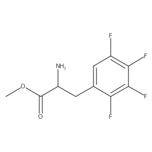 Methyl 2-amino-3-(2,3,4,5-tetrafluorophenyl)propanoate结构式