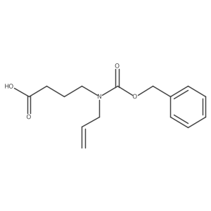 4-(Allyl((benzyloxy)carbonyl)amino)butanoic acid结构式