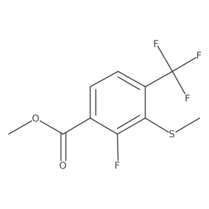 Methyl 2-fluoro-3-methylthio-4-(trifluoromethyl)benzoate Structure