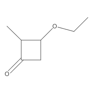 3-Ethoxy-2-methylcyclobutan-1-one Structure