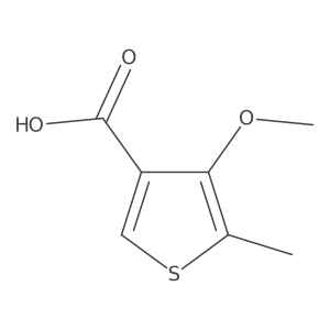 4-Methoxy-5-methylthiophene-3-carboxylicacid Structure
