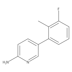 5-(3-Fluoro-2-methylphenyl)pyridin-2-amine Structure