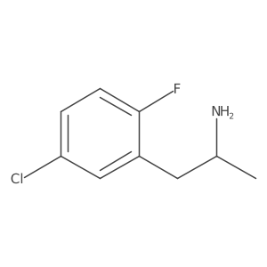 (2R)-1-(5-chloro-2-fluorophenyl)propan-2-amine结构式