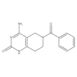 Pyrido[4,3-D]pyrimidin-2(1H)-one, 4-amino-6-benzoyl-5,6,7,8-tetrahydro-结构式