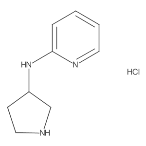 (S)-N-(pyrrolidin-3-yl)pyridin-2-amine hydrochloride结构式