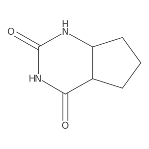 rel-(4AR,7aS)-hexahydro-2H-cyclopenta[d]pyrimidine-2,4(3H)-dione结构式