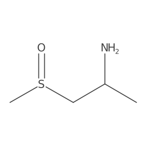 1-Methanesulfinylpropan-2-amine Structure
