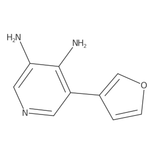 5-(3-furanyl)-3,4-Pyridinediamine Structure