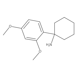 1-(2,4-Dimethoxyphenyl)cyclohexan-1-amine Structure