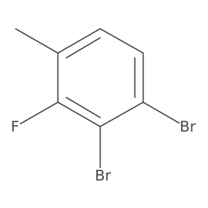 1,2-Dibromo-3-fluoro-4-methylbenzene Structure