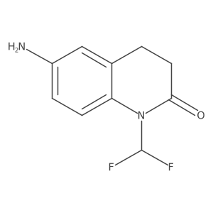 6-Amino-1-(difluoromethyl)-1,2,3,4-tetrahydroquinolin-2-one Structure