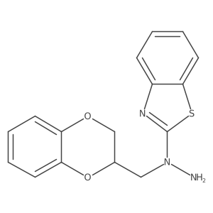 1-(Benzo[d]thiazol-2-yl)-1-((2,3-dihydrobenzo[b][1,4]dioxin-2-yl)methyl)hydrazine Structure