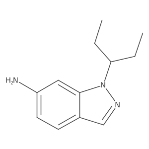 1-(pentan-3-yl)-1H-indazol-6-amine Structure