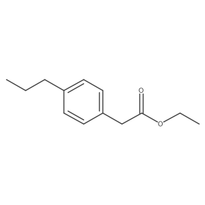 Ethyl 4-propylbenzeneacetate结构式