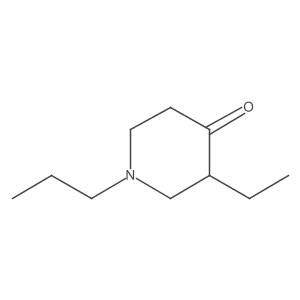 3-Ethyl-1-propylpiperidin-4-one Structure