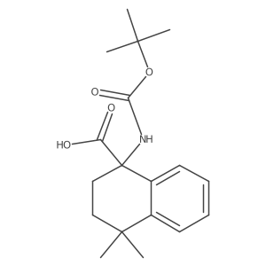 1-{[(Tert-butoxy)carbonyl]amino}-4,4-dimethyl-1,2,3,4-tetrahydronaphthalene-1-carboxylic acid Structure