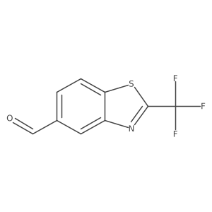 2-(Trifluoromethyl)benzo[d]thiazole-5-carbaldehyde结构式