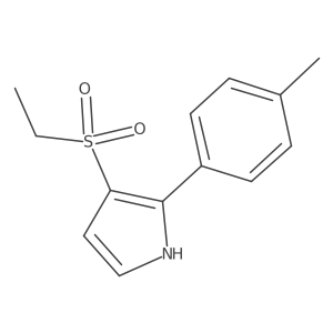 3-(Ethylsulfonyl)-2-(p-tolyl)-1H-pyrrole Structure
