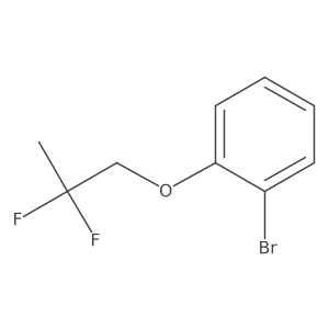 1-Bromo-2-(2,2-difluoropropoxy)benzene结构式