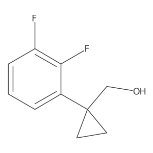 (1-(2,3-Difluorophenyl)cyclopropyl)methanol Structure