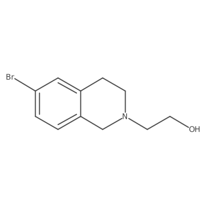 2-(6-Bromo-3,4-dihydroisoquinolin-2(1h)-yl)ethan-1-ol结构式
