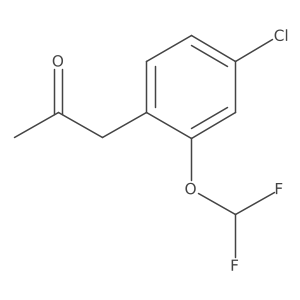 1-(4-Chloro-2-(difluoromethoxy)phenyl)propan-2-one Structure