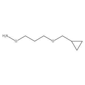 O-[3-(cyclopropylmethoxy)propyl]hydroxylamine结构式