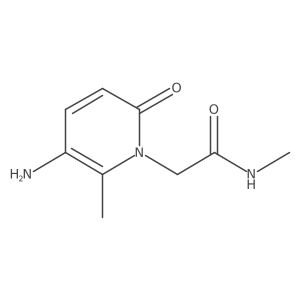 2-(5-amino-6-methyl-2-oxo-1,2-dihydropyridin-1-yl)-N-methylacetamide结构式