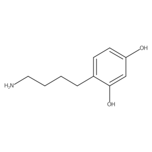 4-(4-Aminobutyl)benzene-1,3-diol Structure