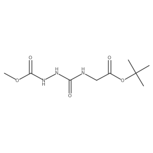Tert-butyl 2-[({[(methoxycarbonyl)amino]amino}carbonyl)amino]acetate结构式