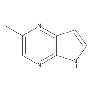 2-methyl-5H-pyrrolo[2,3-b]pyrazine结构式