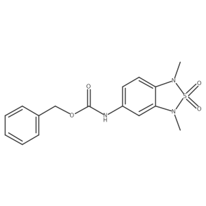 Benzyl (1,3-dimethyl-2,2-dioxido-1,3-dihydrobenzo[c][1,2,5]thiadiazol-5-yl)carbamate Structure