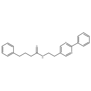 4-phenyl-N-(2-(2-phenylpyrimidin-5-yl)ethyl)butanamide Structure