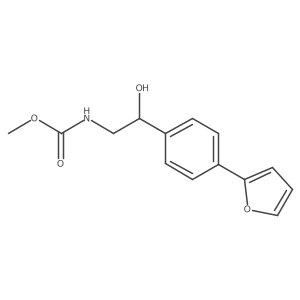 methyl N-{2-[4-(furan-2-yl)phenyl]-2-hydroxyethyl}carbamate结构式
