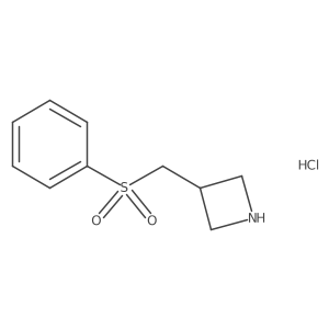 3-((Phenylsulfonyl)methyl)azetidine hydrochloride Structure