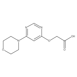 2-((6-Morpholinopyrimidin-4-yl)oxy)acetic acid结构式