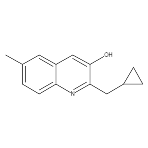2-(Cyclopropylmethyl)-6-methylquinolin-3-ol结构式
