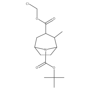 8-Tert-butyl 3-chloromethyl 2-methyl-8-azabicyclo[3.2.1]octane-3,8-dicarboxylate Structure
