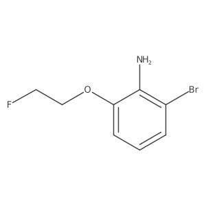 2-Bromo-6-(2-fluoroethoxy)aniline结构式