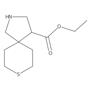 Ethyl 8-thia-2-azaspiro[4.5]decane-4-carboxylate Structure