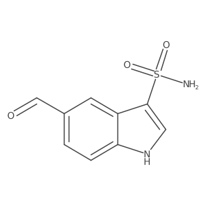5-formyl-1H-indole-3-sulfonamide Structure