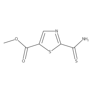 Methyl 2-carbamothioyl-1,3-thiazole-5-carboxylate Structure